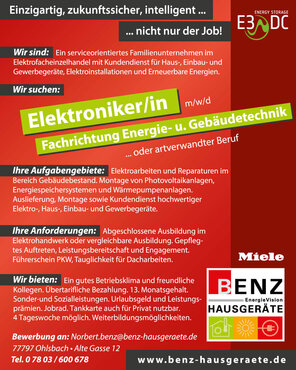 Elektroniker (m/w/d)